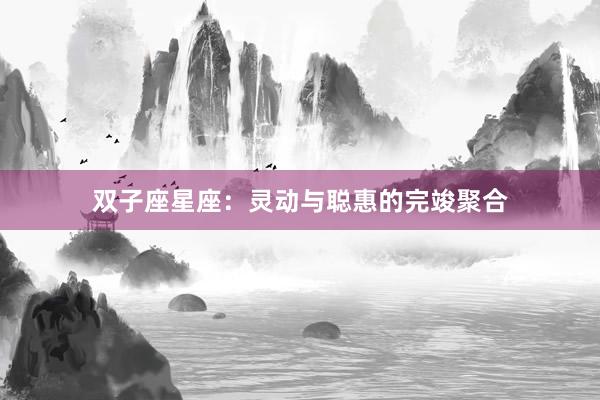 双子座星座：灵动与聪惠的完竣聚合