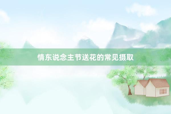 情东说念主节送花的常见摄取